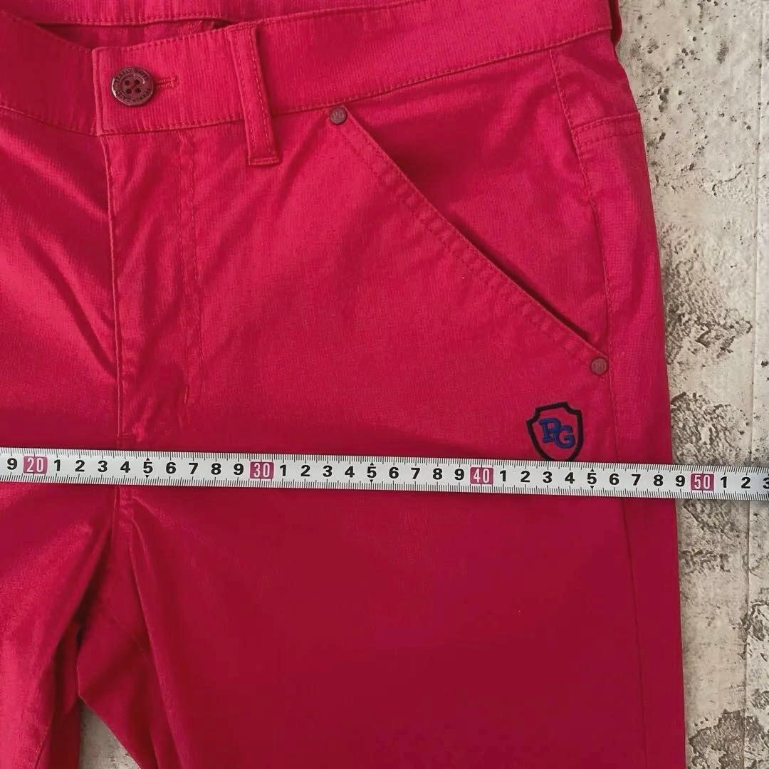 PEARLY GATESピンクストレッチパンツ メンズサイズ4（M）