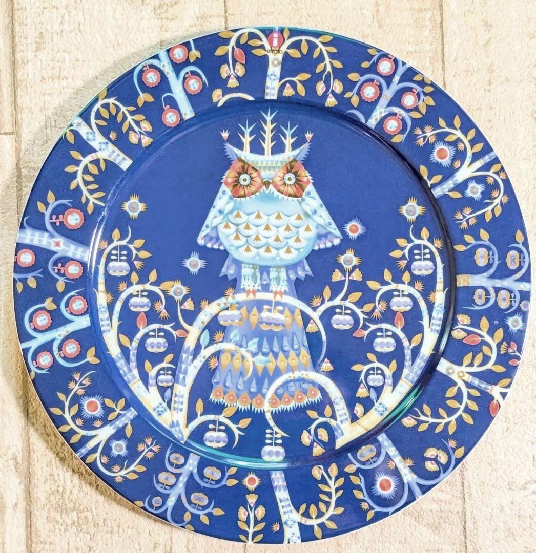 もも❤️フクロウデザインの陶器大皿 2枚箱入り❤️1893