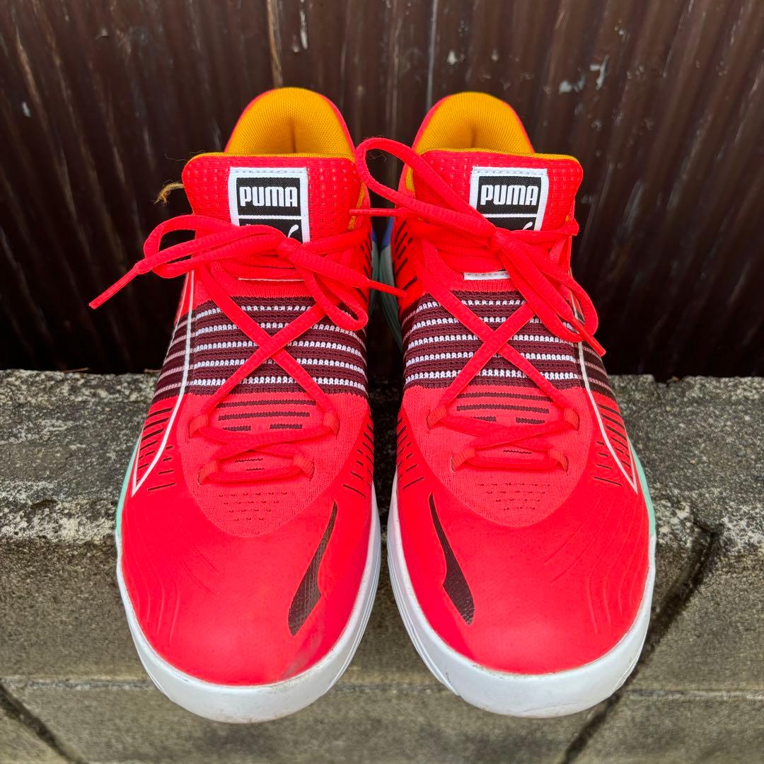 プーマ PUMA バスケットシューズ バッシュ フュージョン ニトロ レッド