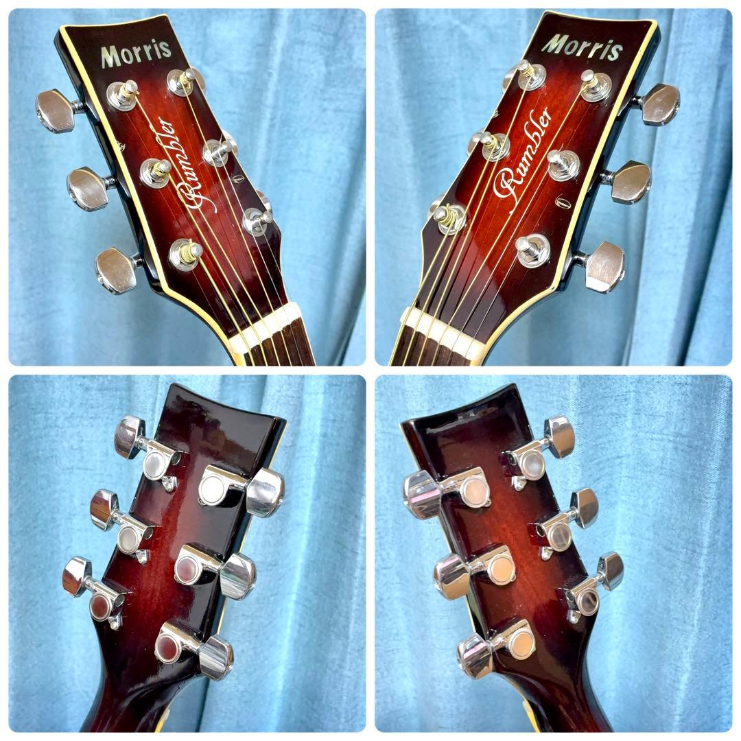 【牛骨★エレアコ】MORRIS！少し小ぶり！MR-2D【弾き易く調整☆新品弦】