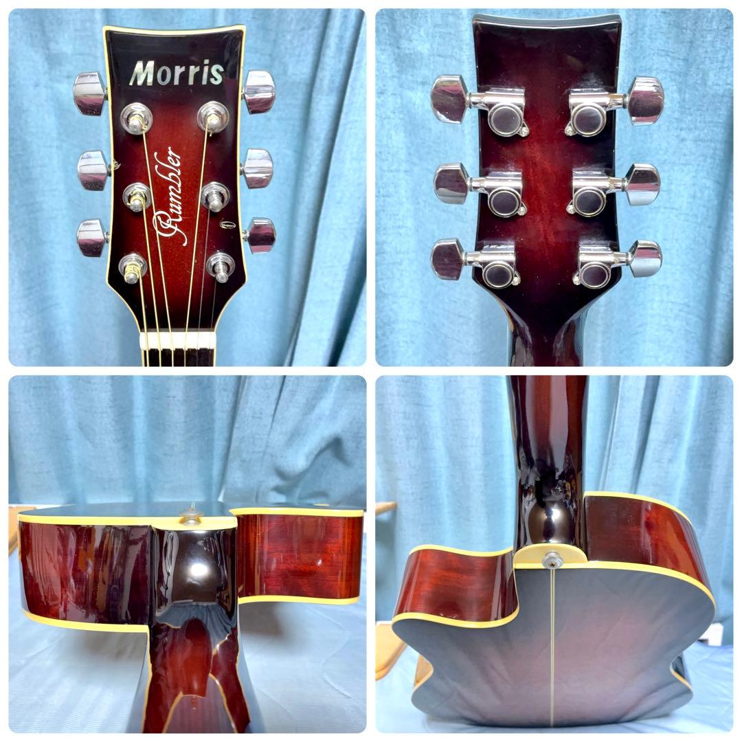 【牛骨★エレアコ】MORRIS！少し小ぶり！MR-2D【弾き易く調整☆新品弦】