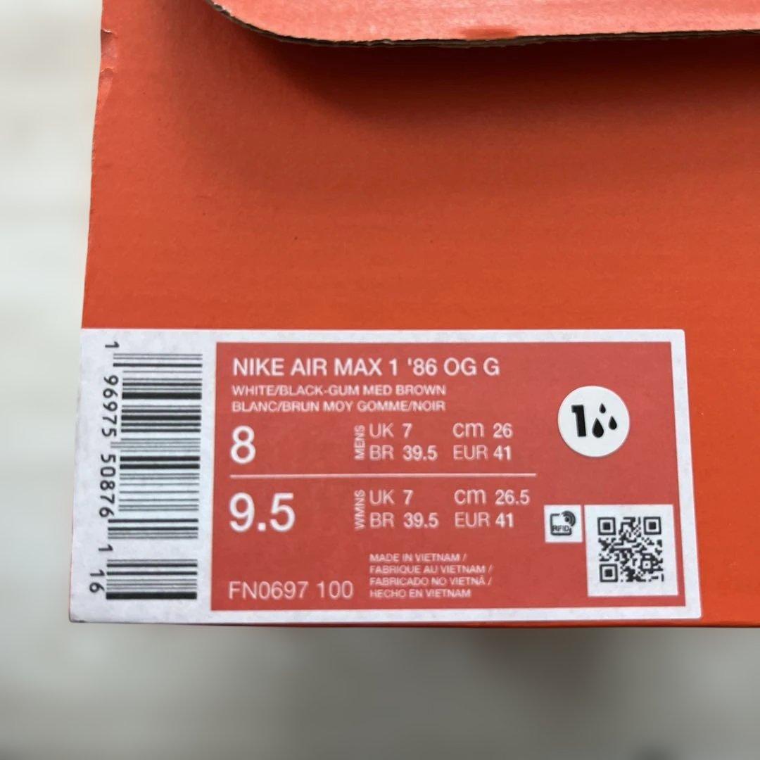 NIKE AIR MAX1 '86 OG G ゴルフシューズ　26cm