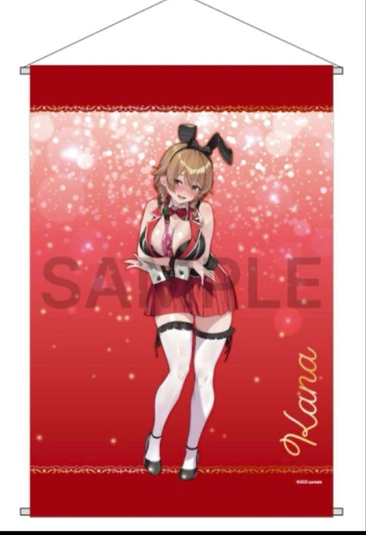 ゲマくじ へべれけバニーガーデン 花奈 缶バッジ ミニ色紙 タペストリー