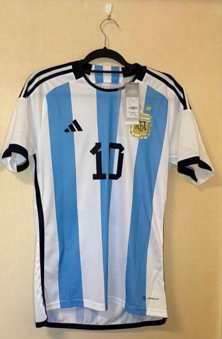 【W杯優勝、未使用】アルゼンチン代表2⭐️MESSI 10 シャツ