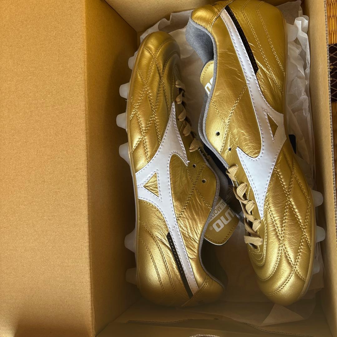 Mizuno プロフェッショナルモデル サッカーシューズ ゴールド
