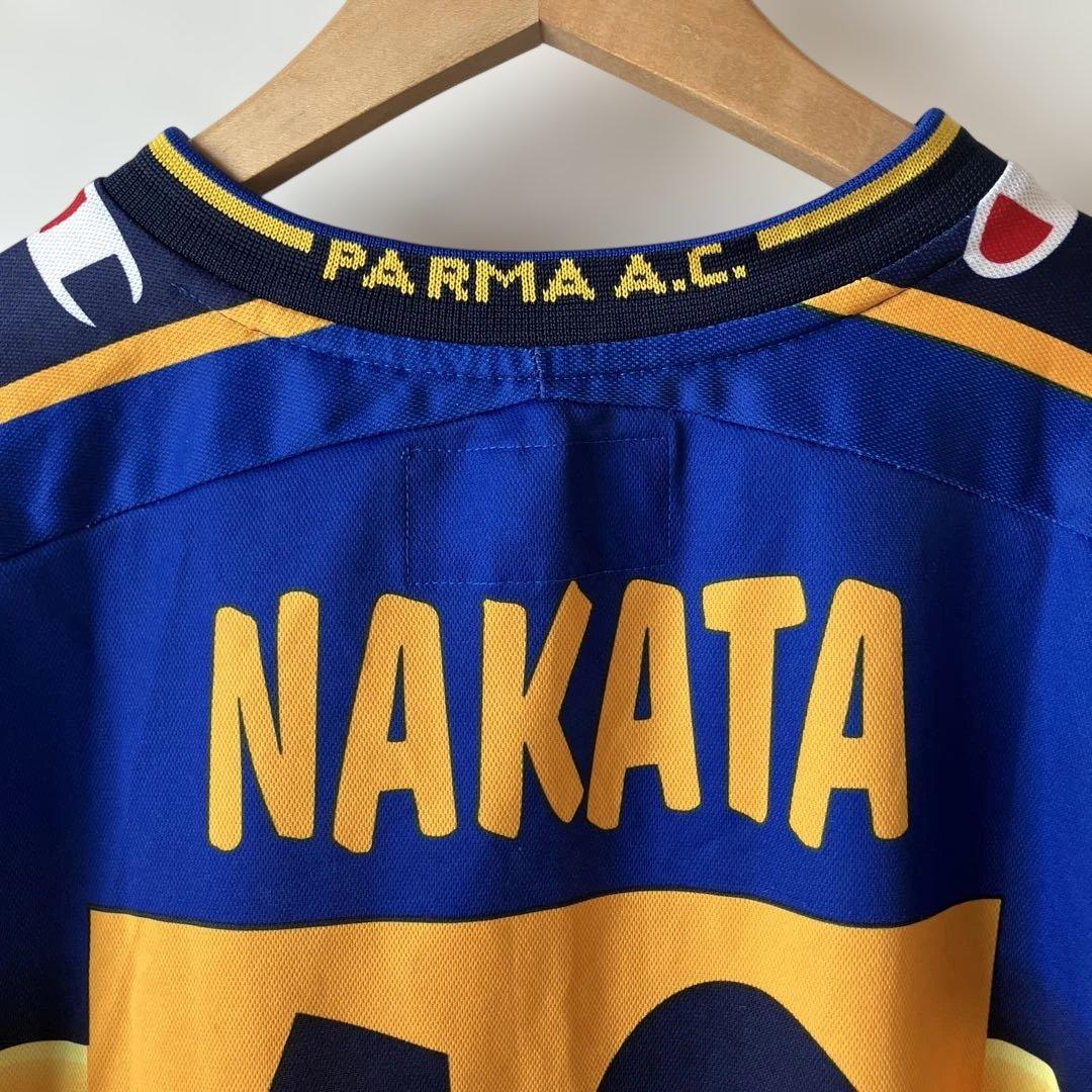 イタリア　セリエA パルマ　中田英寿　サッカーゲームシャツ　半袖　Lサイズ