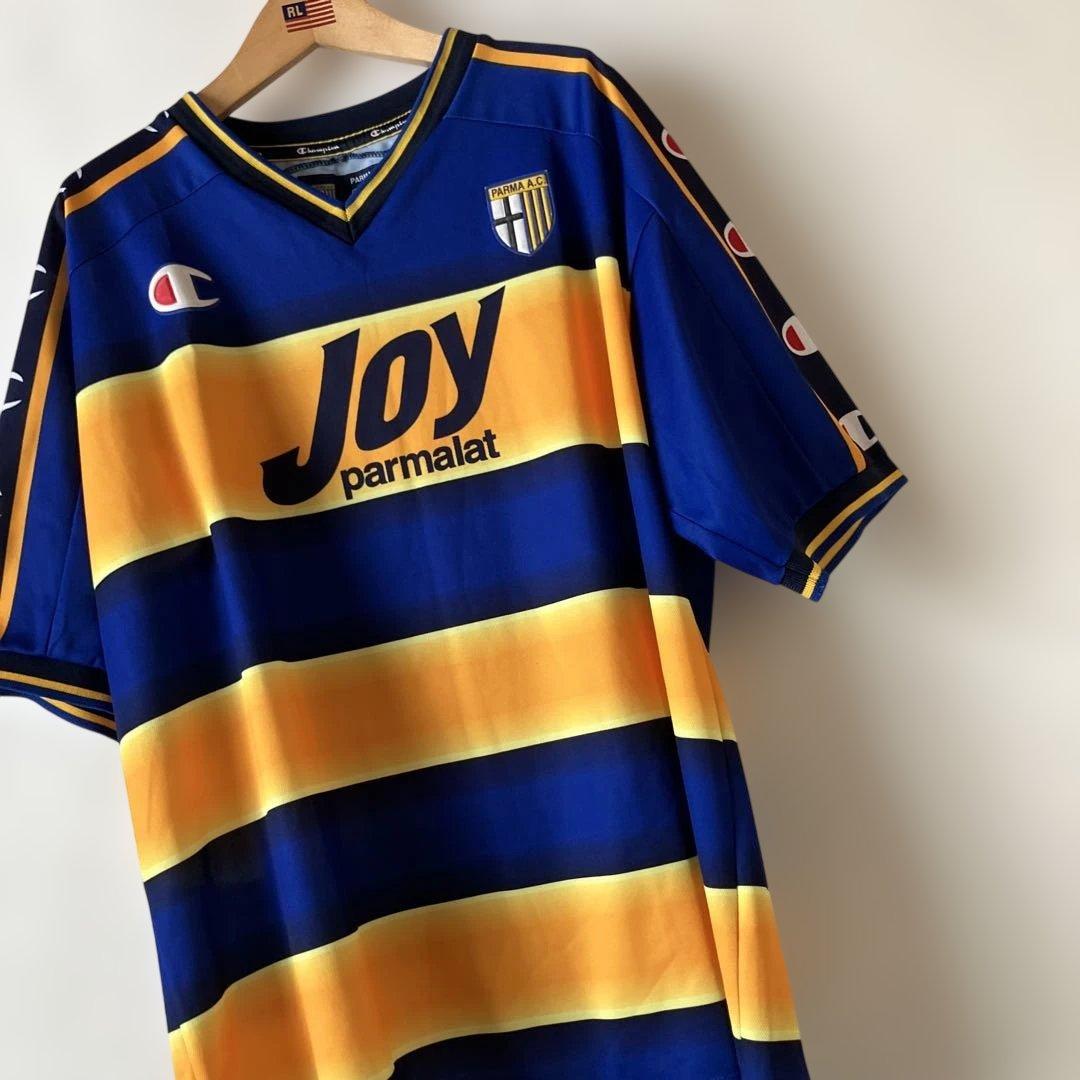 イタリア　セリエA パルマ　中田英寿　サッカーゲームシャツ　半袖　Lサイズ
