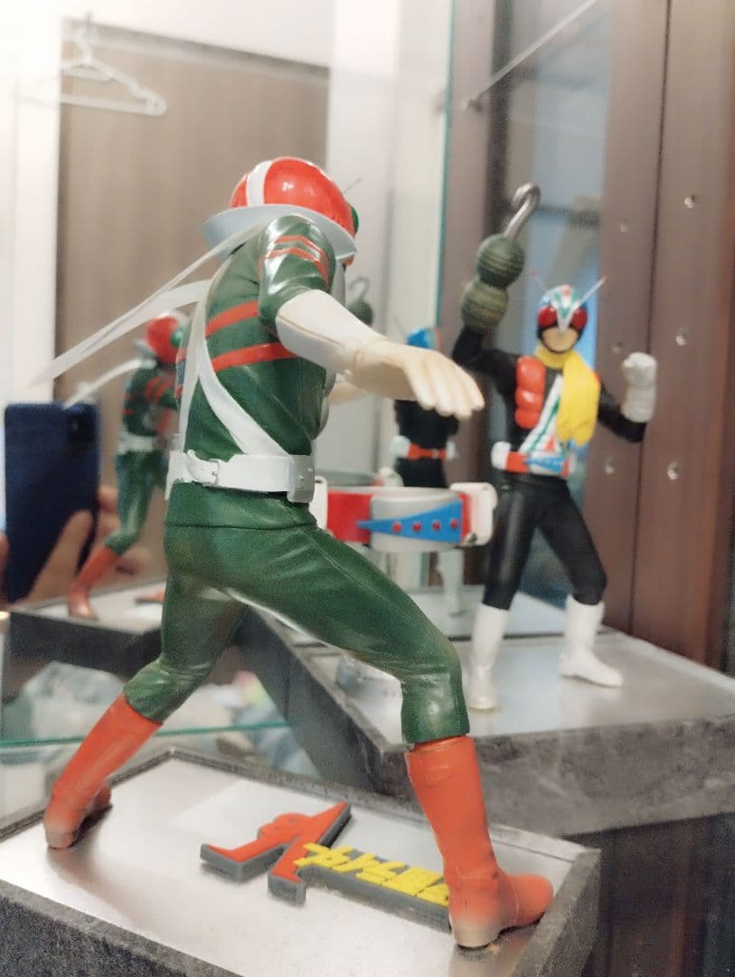 仮面ライダーV３ ガレージキット ライダーマン ソフビ魂 フィギュア セット
