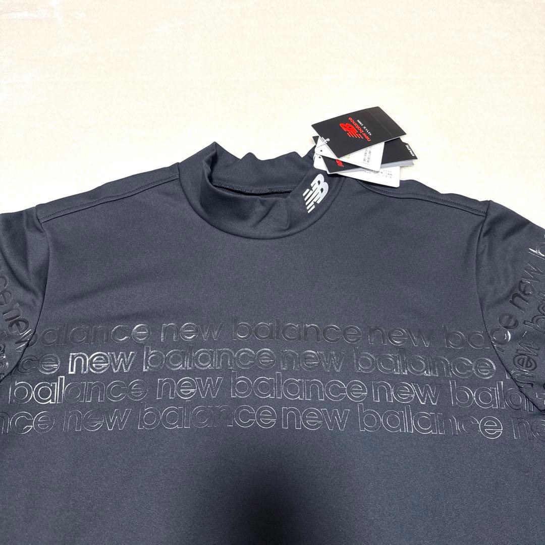 新品 ニューバランス ゴルフ メンズ モックネック 長袖XL 6 黒