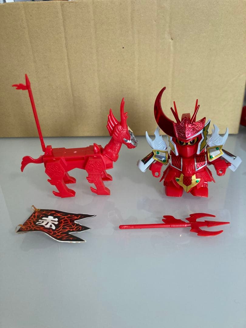 SD ガンダムBB戦士　赤龍頑駄無＋武者全武装頑駄無　まとめ売り