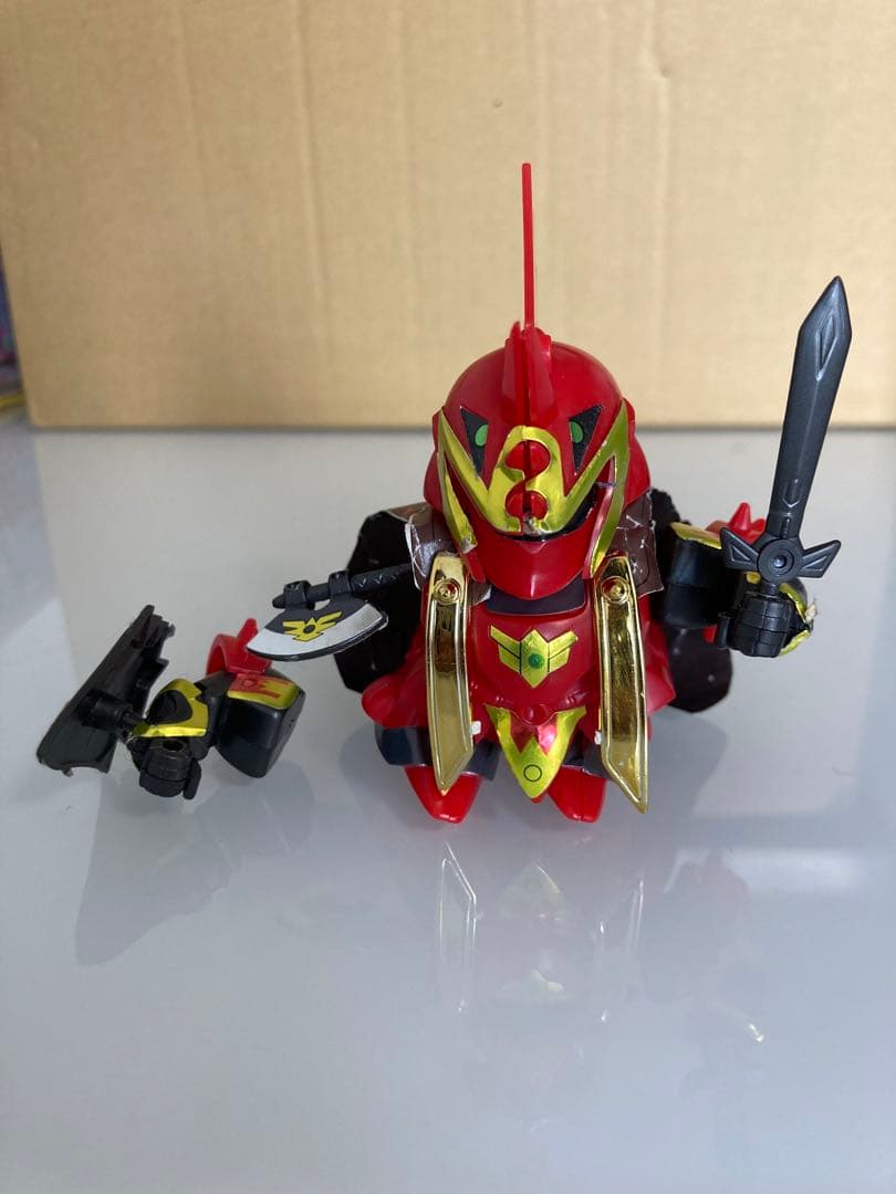SD ガンダムBB戦士　赤龍頑駄無＋武者全武装頑駄無　まとめ売り