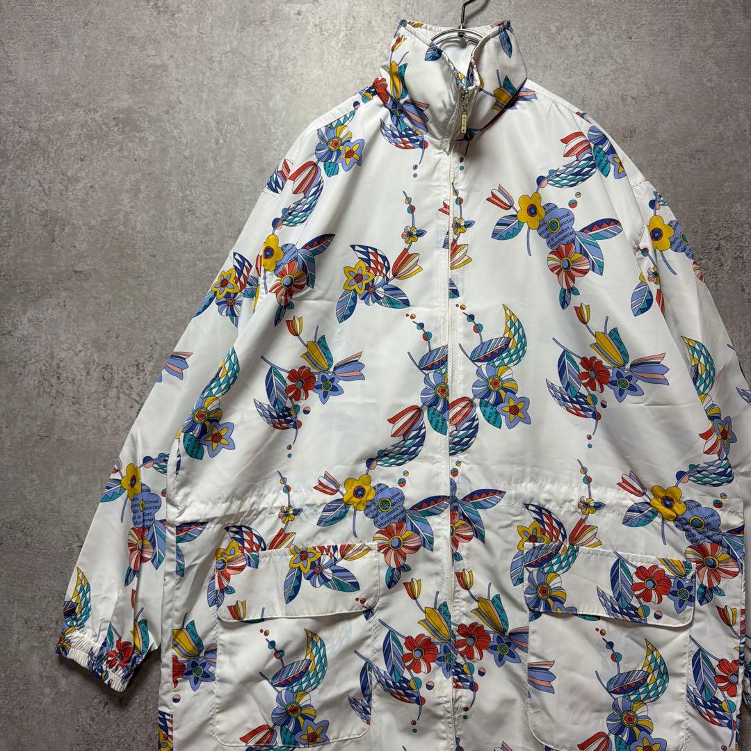 希少　Munsingwear マンシングウエア　ナイロンジャケット　花柄　レア！