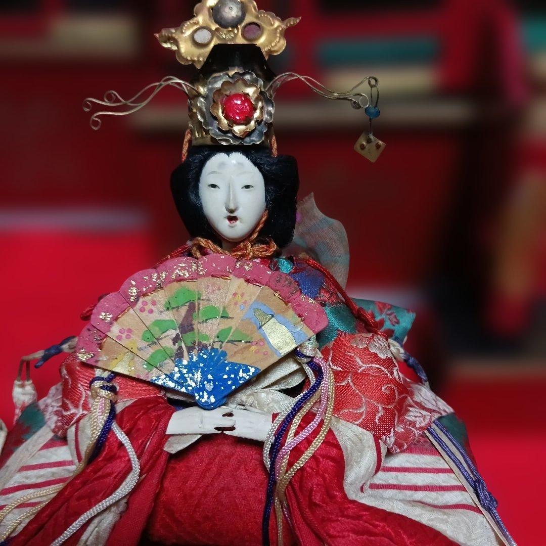 ビビアン　雛御殿　親王付き　大正のひな