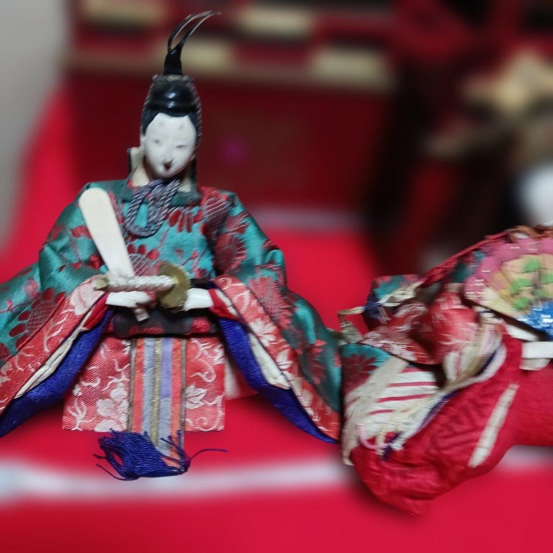 ビビアン　雛御殿　親王付き　大正のひな