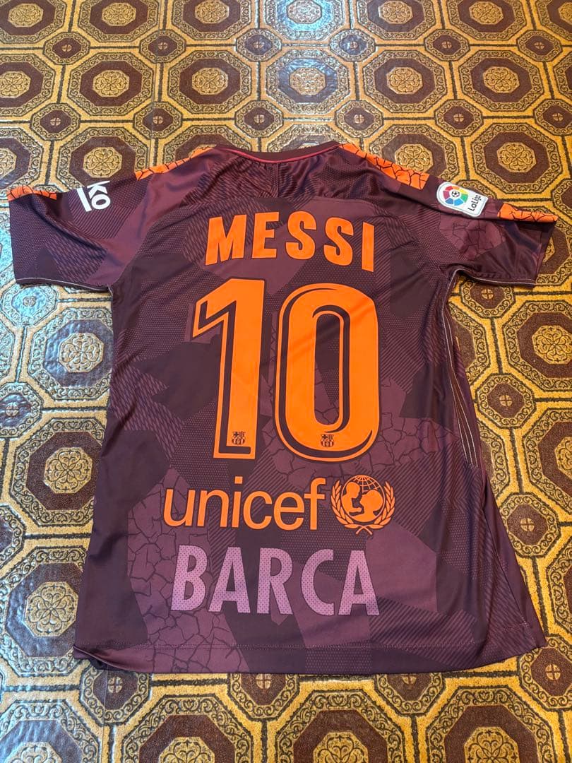 FC Barcelona Nike ジャージ バーガンディ Messi