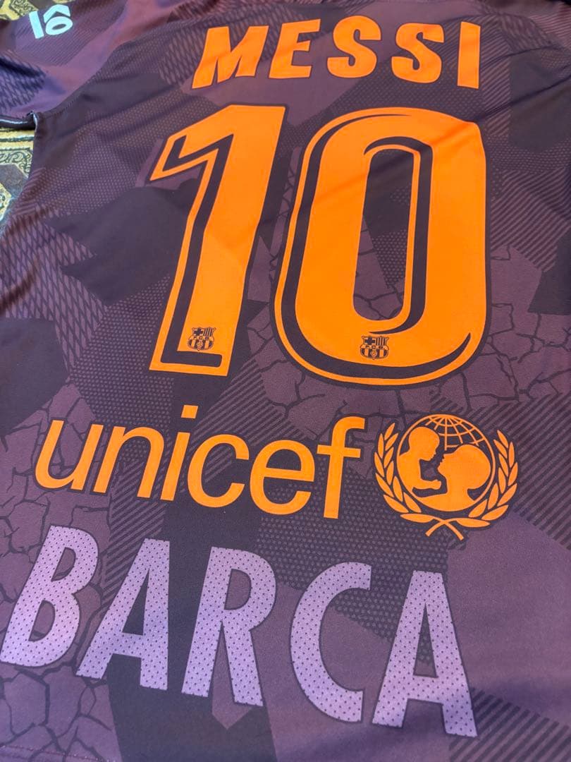 FC Barcelona Nike ジャージ バーガンディ Messi