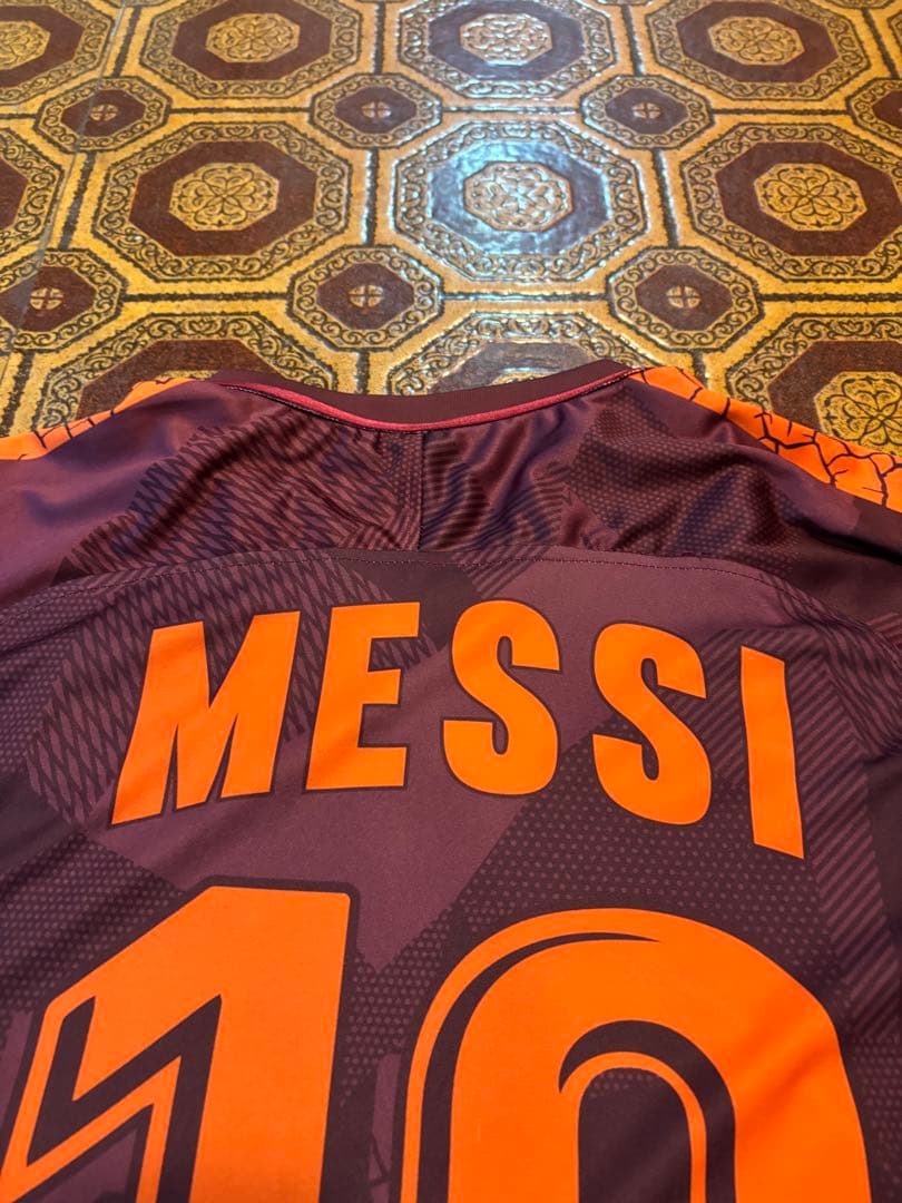 FC Barcelona Nike ジャージ バーガンディ Messi
