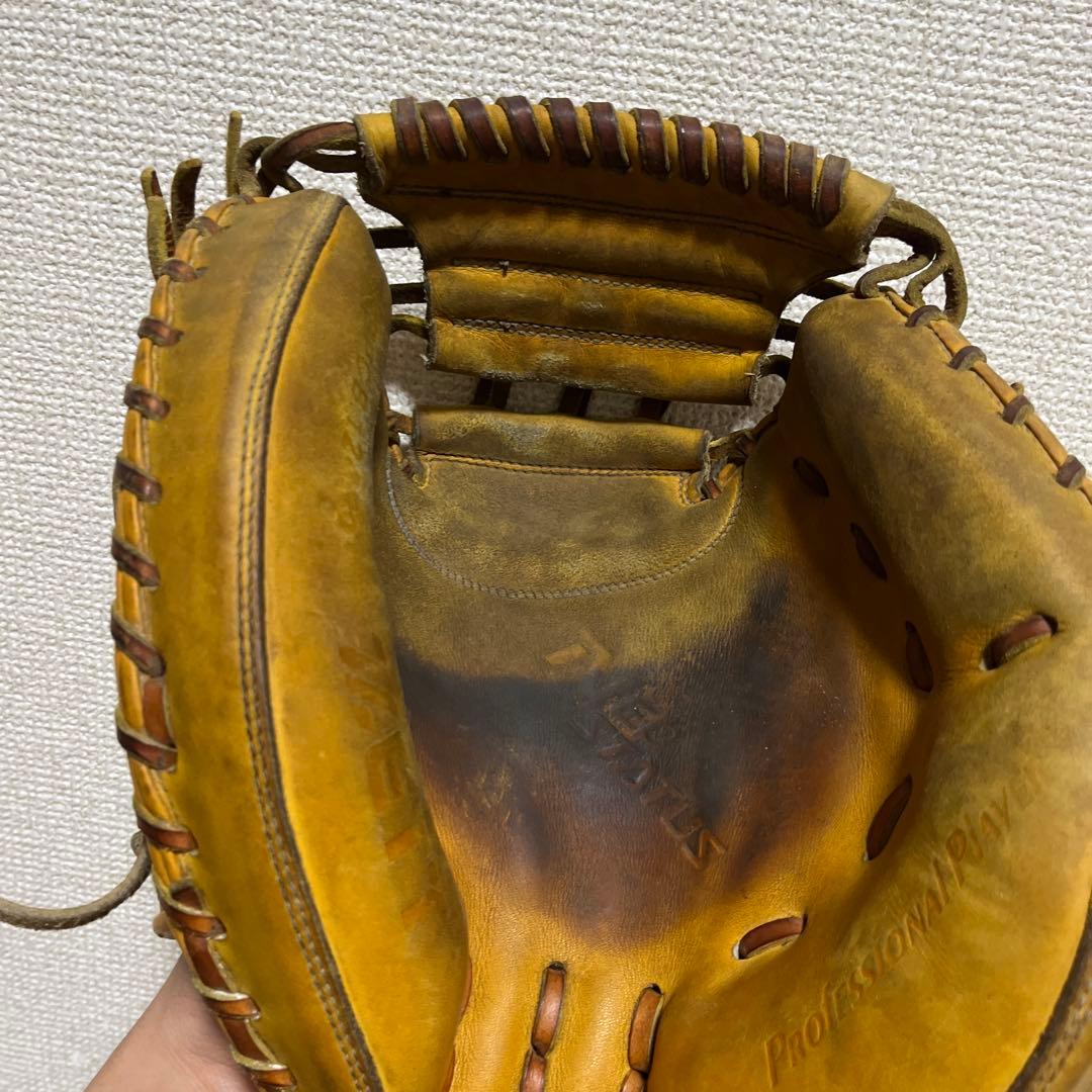 硬式用イエローグローブ