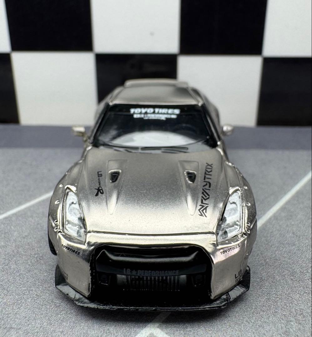 MINI GT LB★Works NissanGT-R Stain Silver
