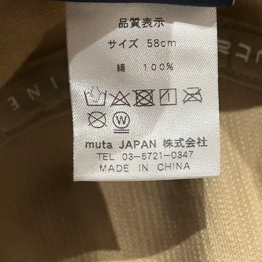 美品　muta コーデュロイ バケットハット　ゴルフ　ベージュ