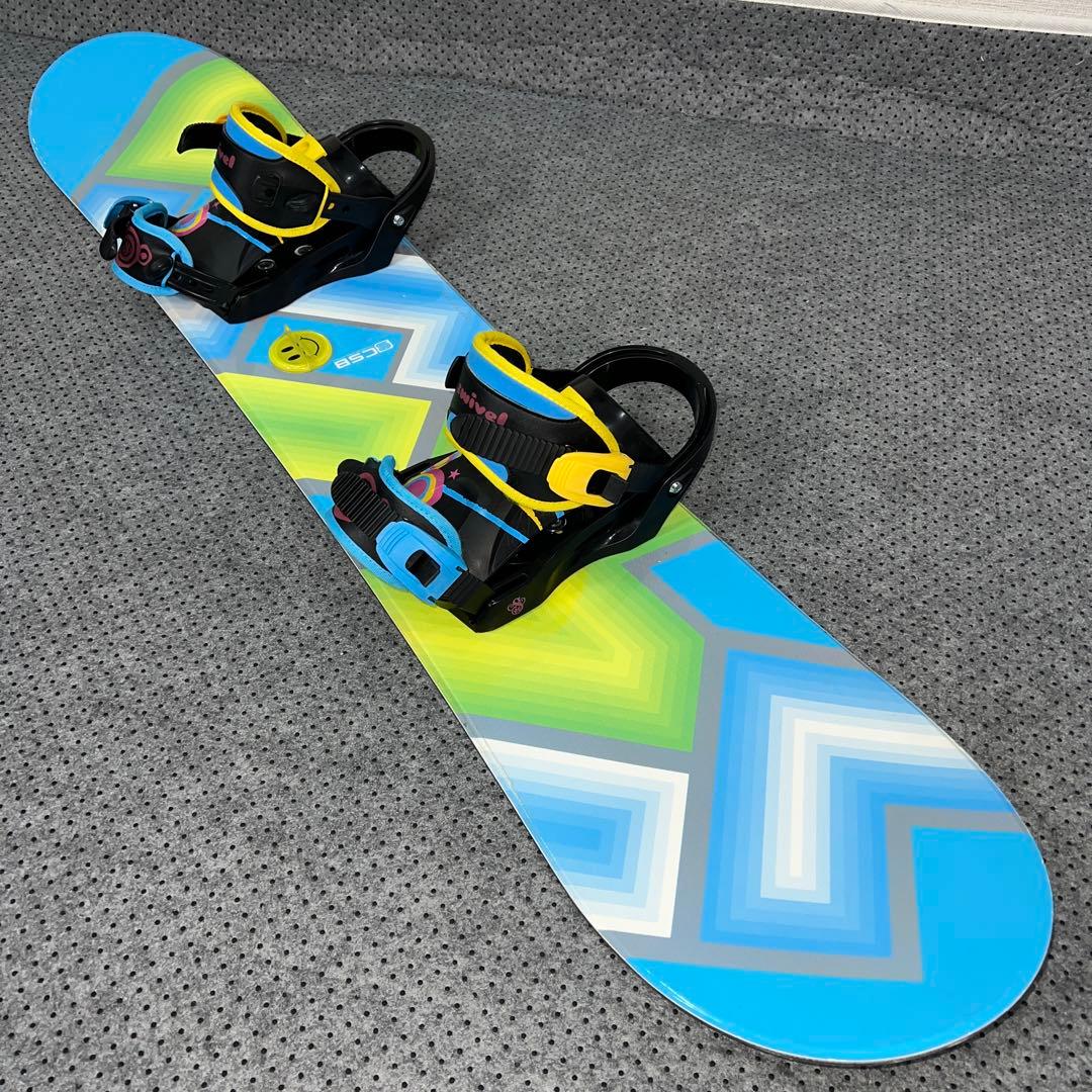 ５回使用 キッズスノーボード 128cm CSB×バイン×BOAブーツ