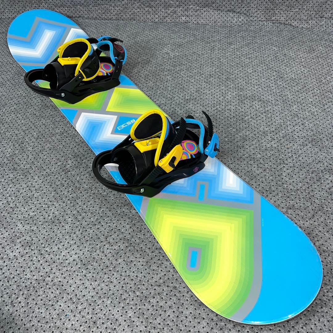 ５回使用 キッズスノーボード 128cm CSB×バイン×BOAブーツ