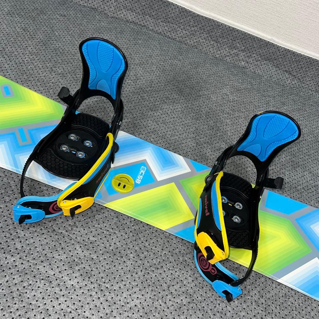 ５回使用 キッズスノーボード 128cm CSB×バイン×BOAブーツ