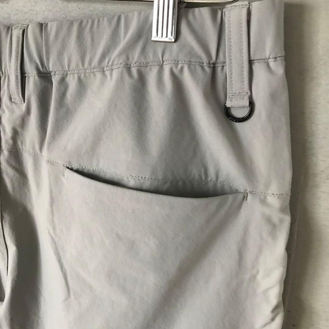【並品】LLサイズ ニューバランスゴルフ 撥水 ストレッチジョガーパンツ 薄灰