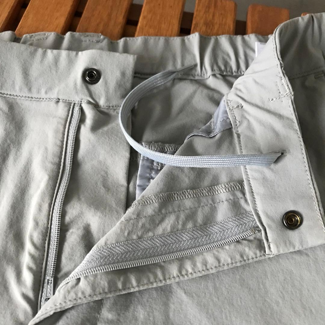 【並品】LLサイズ ニューバランスゴルフ 撥水 ストレッチジョガーパンツ 薄灰