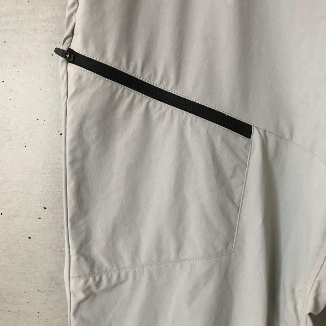 【並品】LLサイズ ニューバランスゴルフ 撥水 ストレッチジョガーパンツ 薄灰