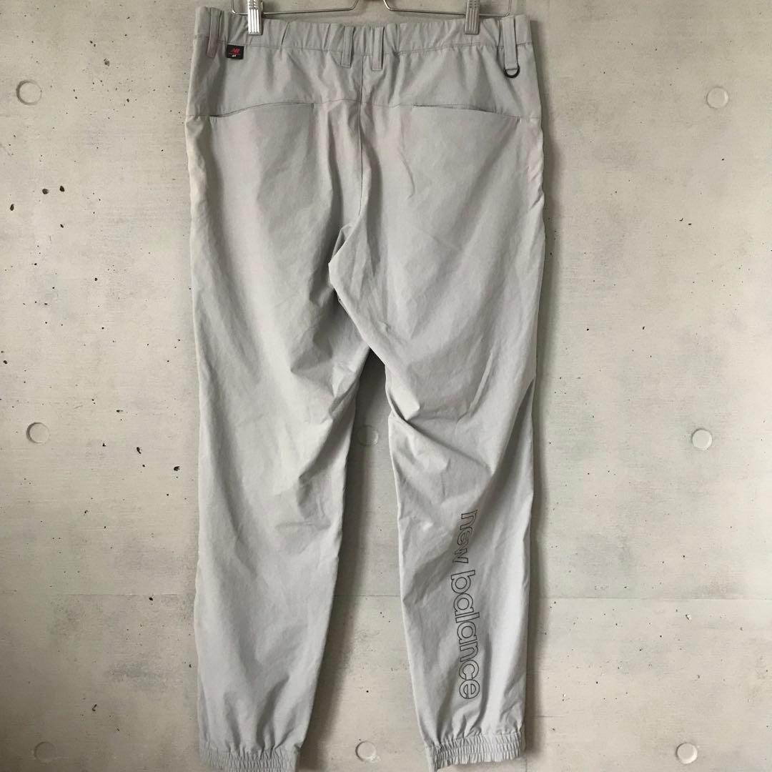 【並品】LLサイズ ニューバランスゴルフ 撥水 ストレッチジョガーパンツ 薄灰