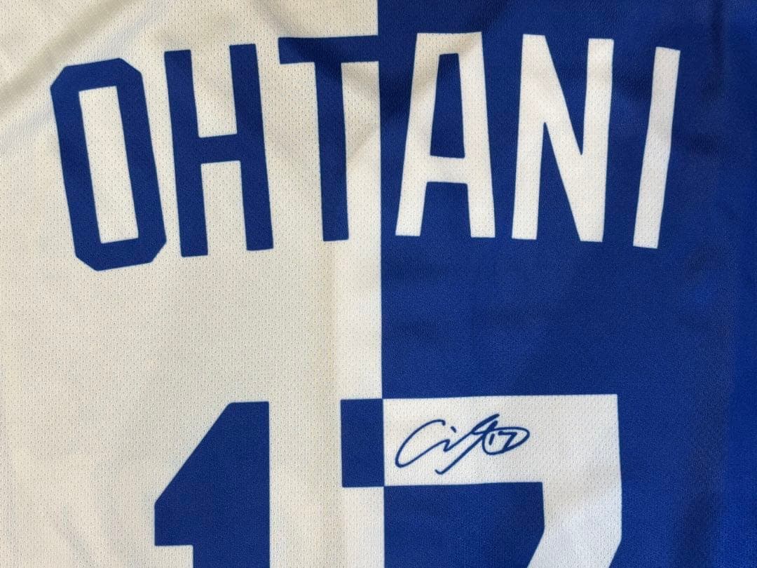⭐️ホーム×ビジターミックス構成⭐️大谷翔平 ドジャース プリントサインユニフォーム