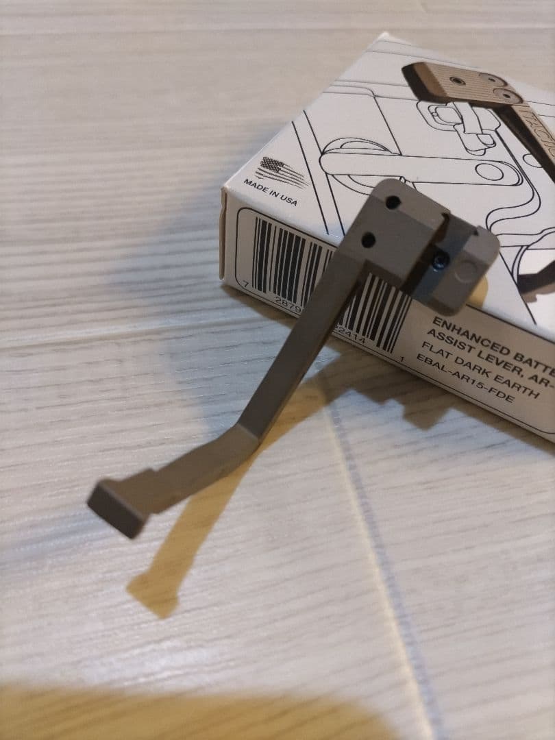 実物　TACTICAL LINK ボルトリリースレバー　MWS