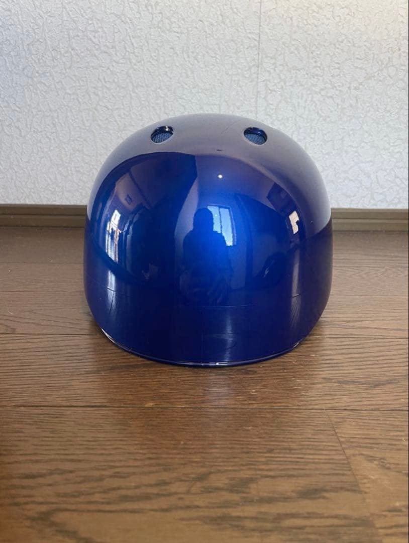 ミズノ限定硬式用　キャッチャー用ヘルメットツバ付き　ロイヤルブルーメタリック　L