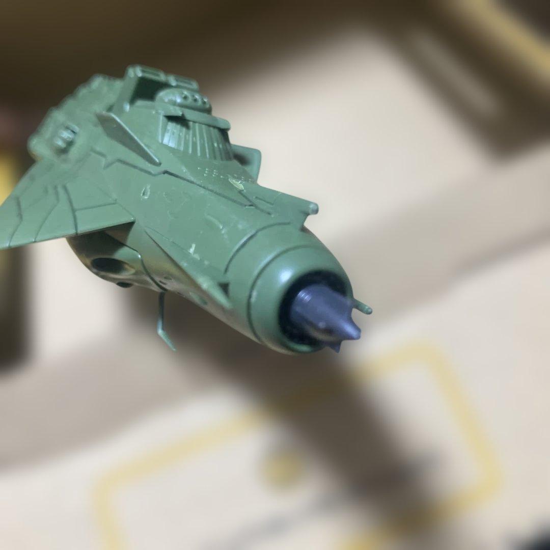 1/1000 ガミラス艦セット3メルトリア級航宙巡洋戦艦　ジャンク