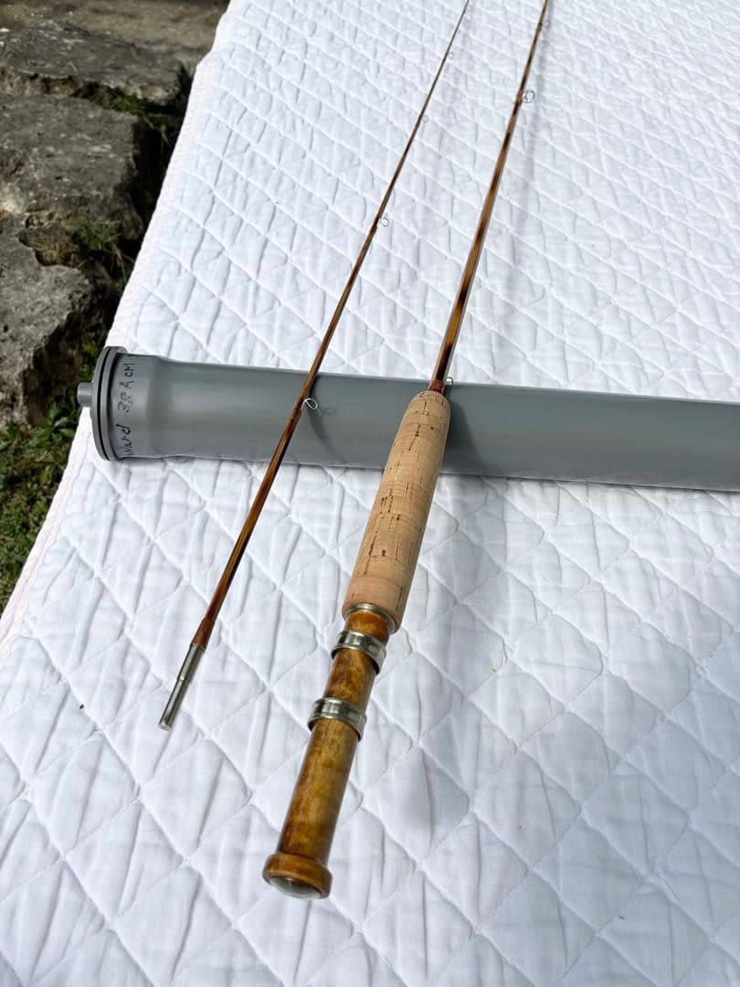 新作トンキン.バンブーロッド、7'0\".#4.ミデアムアクション千鳥柄