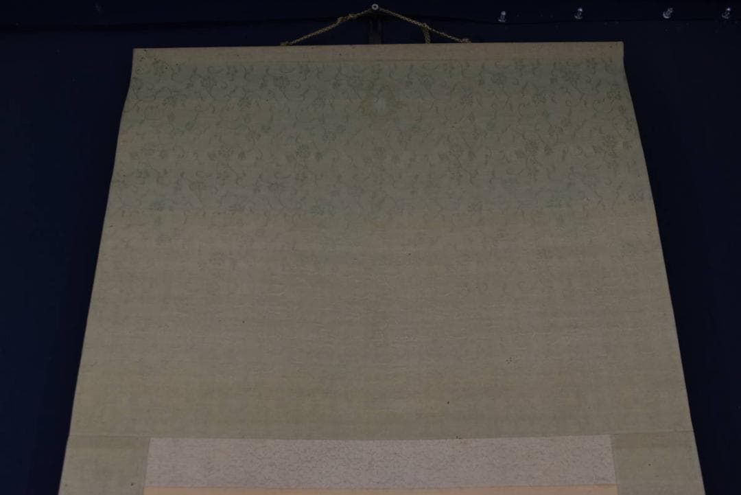 【真作】津端道彦/布袋図/掛軸/名家伝来/AA-86