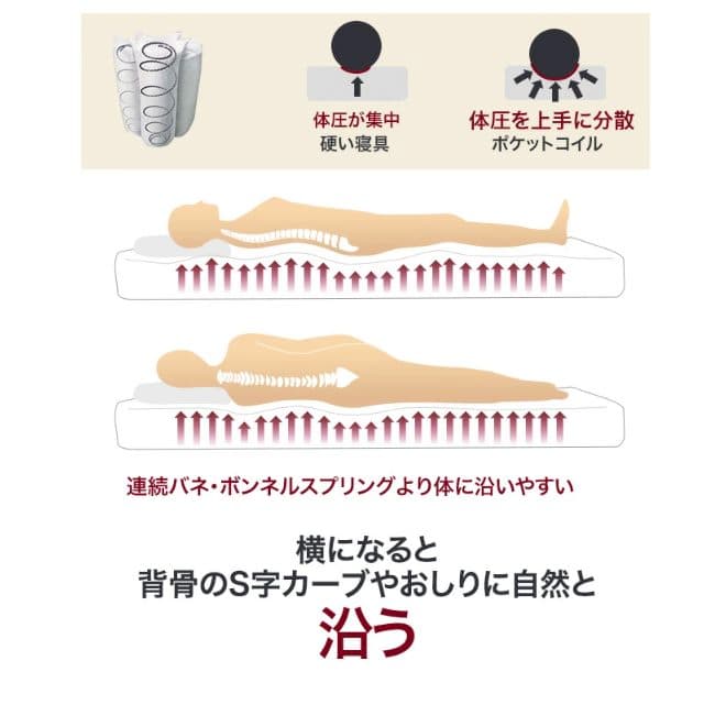 【値下げ】【新品未開封】【ポケットコイルマットレス】EN101P ★楽天人気商品