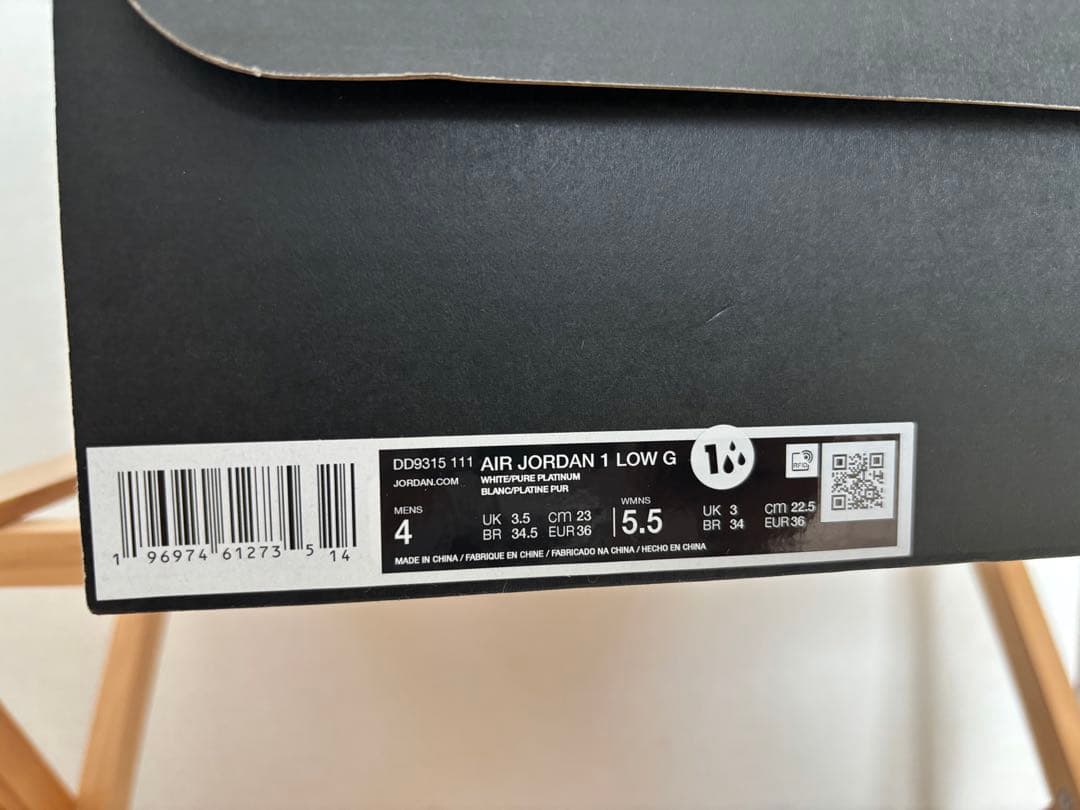 シューズ(女性用) Nike Air Jordan 1 Low Golf White Gum