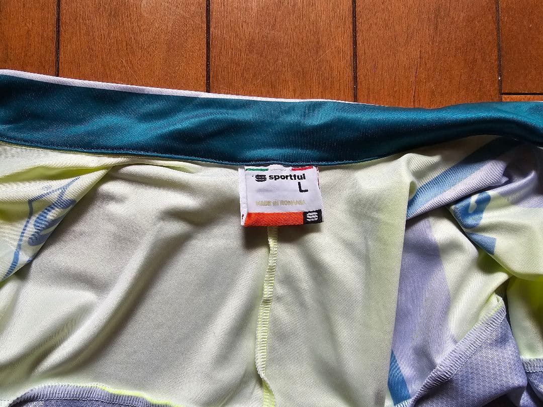 sportful Campagnolo サイクルジャージ 半袖 グレー/イエロー