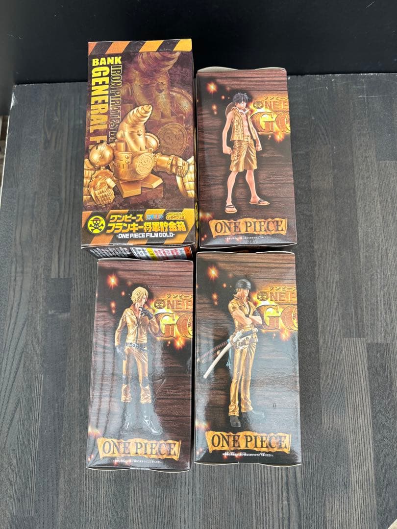 ONE PIECE FILM GOLD フィギュア4体セット　バラ売り不可