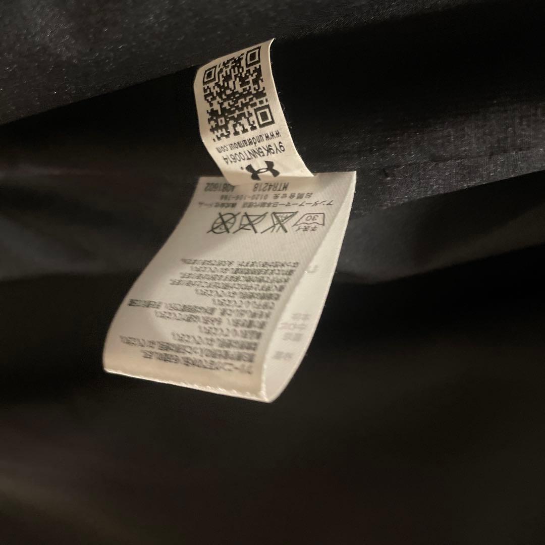 UNDER ARMOUR ブラック ロングコート メンズ ベンチコート