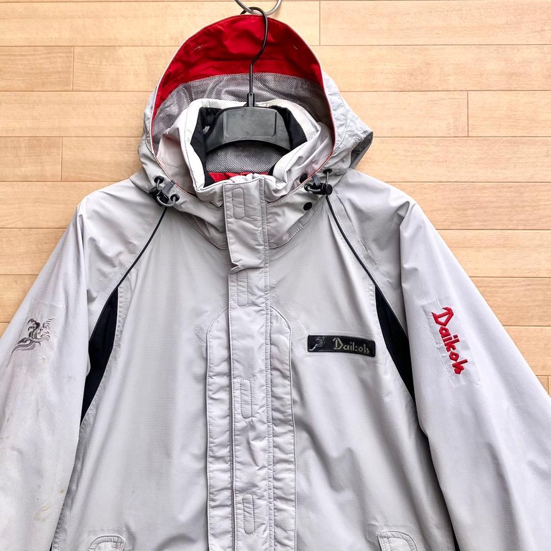 L ダイコー フィッシングスーツ Daikoh サロペットパンツ レインスーツ