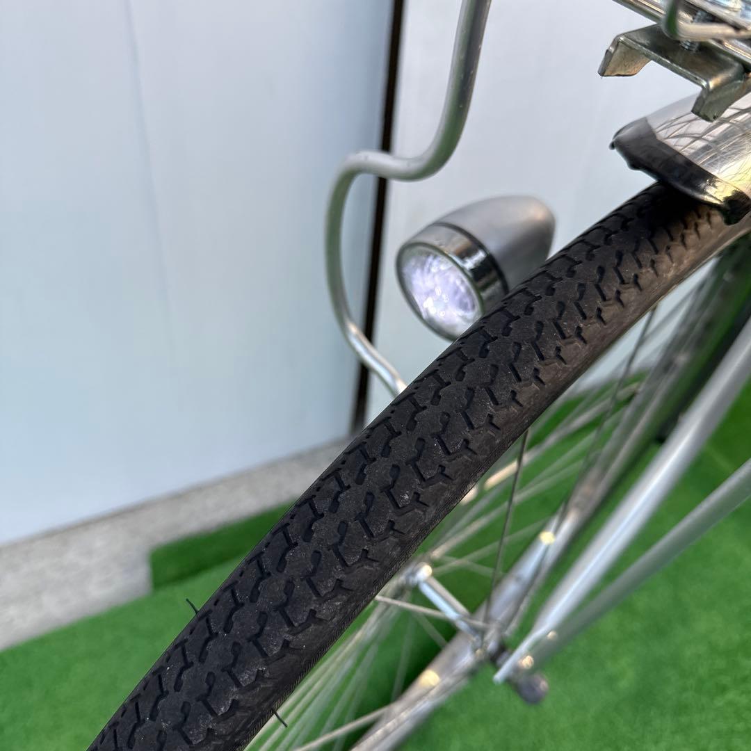 ブリヂストン電動アシスト自転車26インチ 8.9Ah シルバー