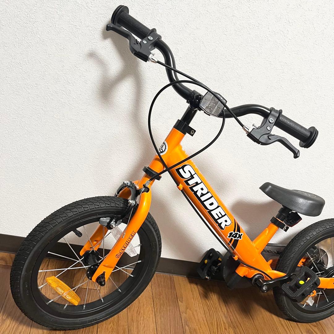 【ほぼ未使用】STRIDER ストライダー 14X オレンジスポーツ　sport