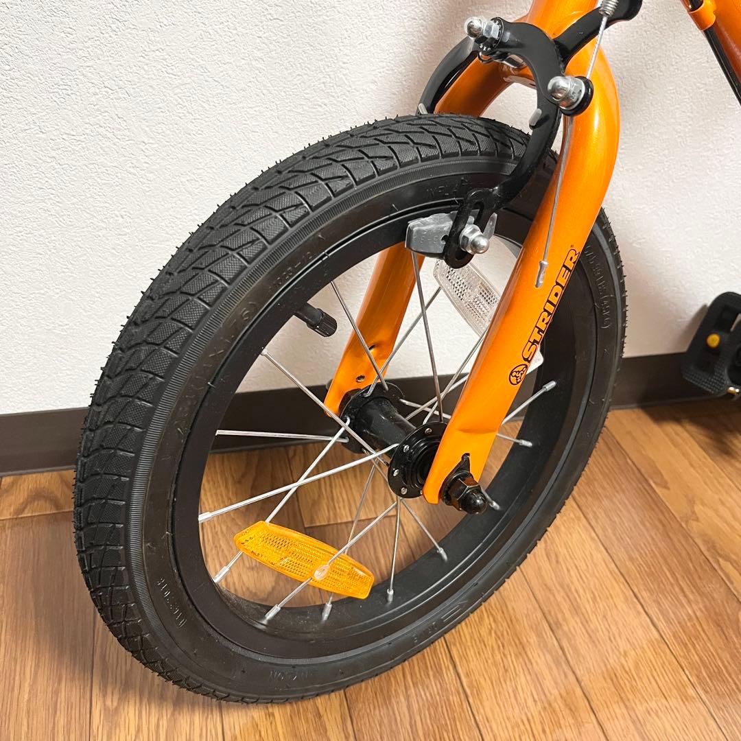【ほぼ未使用】STRIDER ストライダー 14X オレンジスポーツ　sport