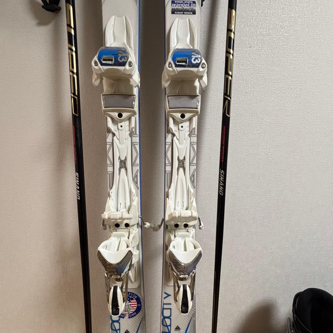 メンズスキーセットストック付　K2 165cm SINANO 27-27.5cm