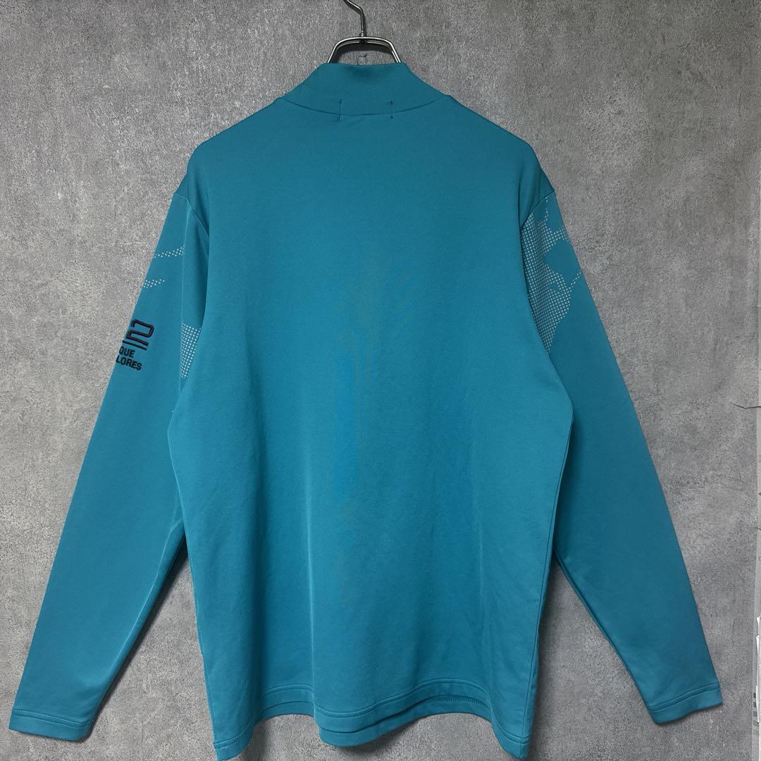 le coq sportif golf ルコック モックネック ターコイズ L