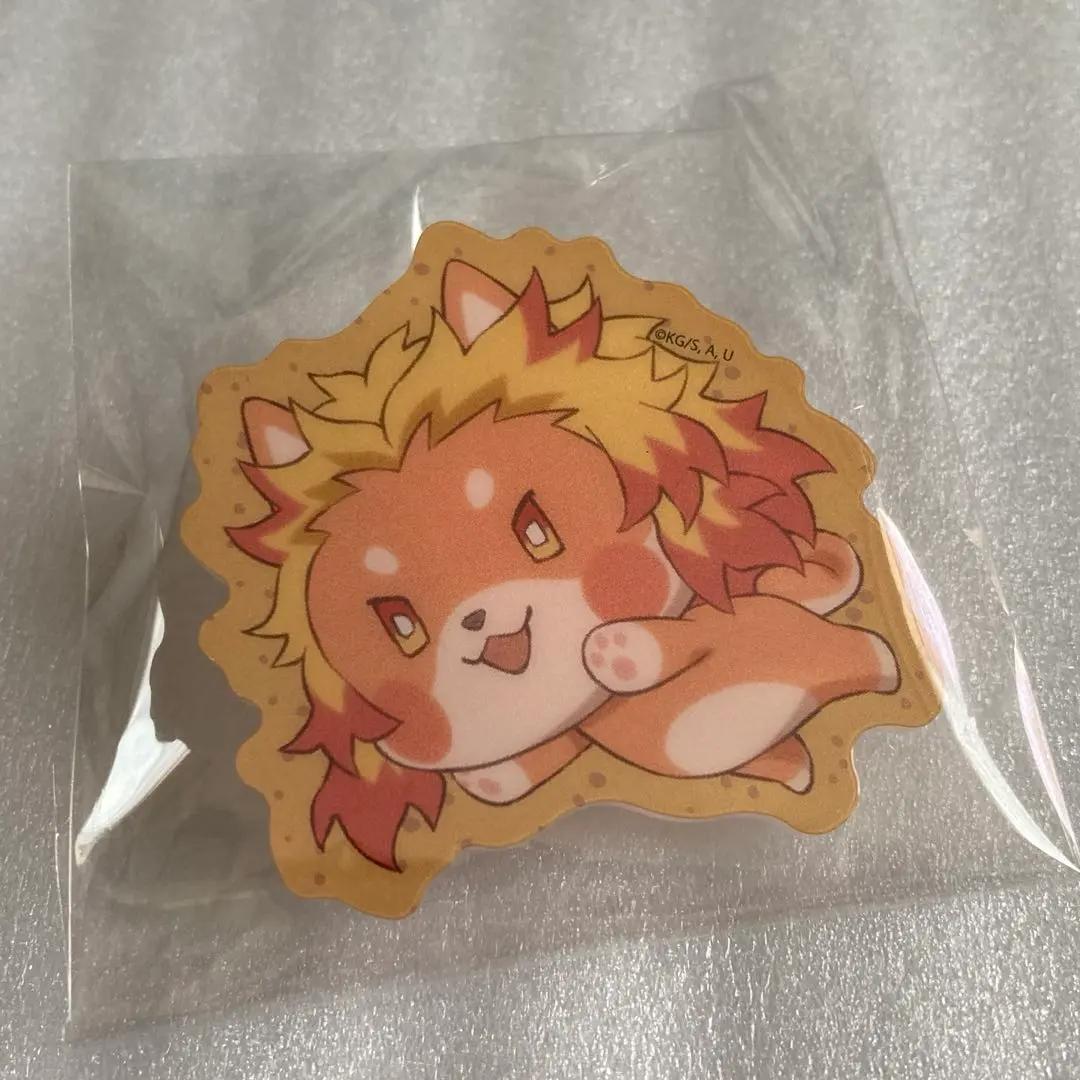 鬼滅の刃 バレンタイン 煉獄杏寿郎 コースター アクスタ 缶バッジ アニマル