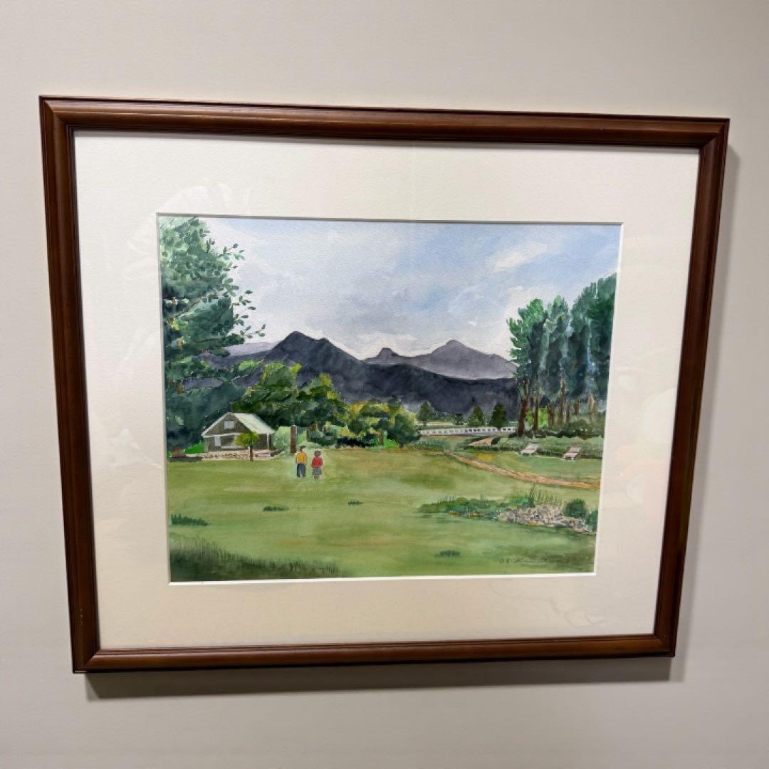 風景画 木製フレームセット